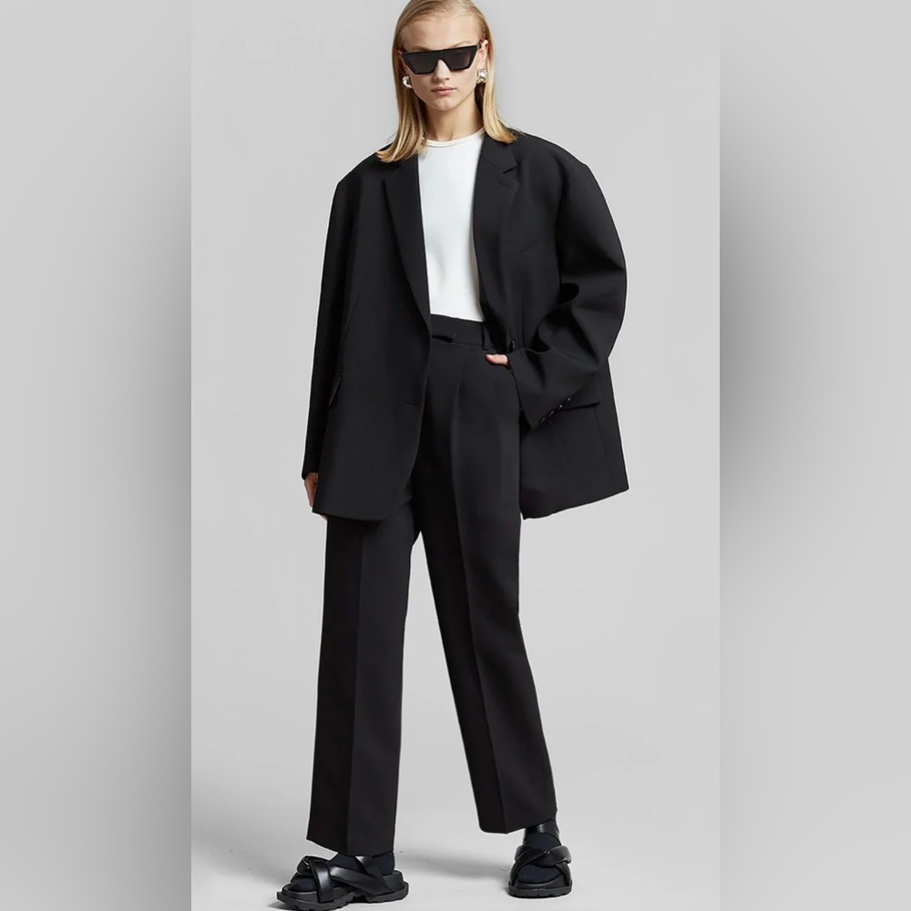 The Frankie Shop Bea Suit Pants (Size XS) Black